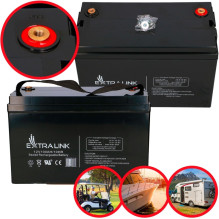 EXTRALINK AGM Battery 12V 100Ah