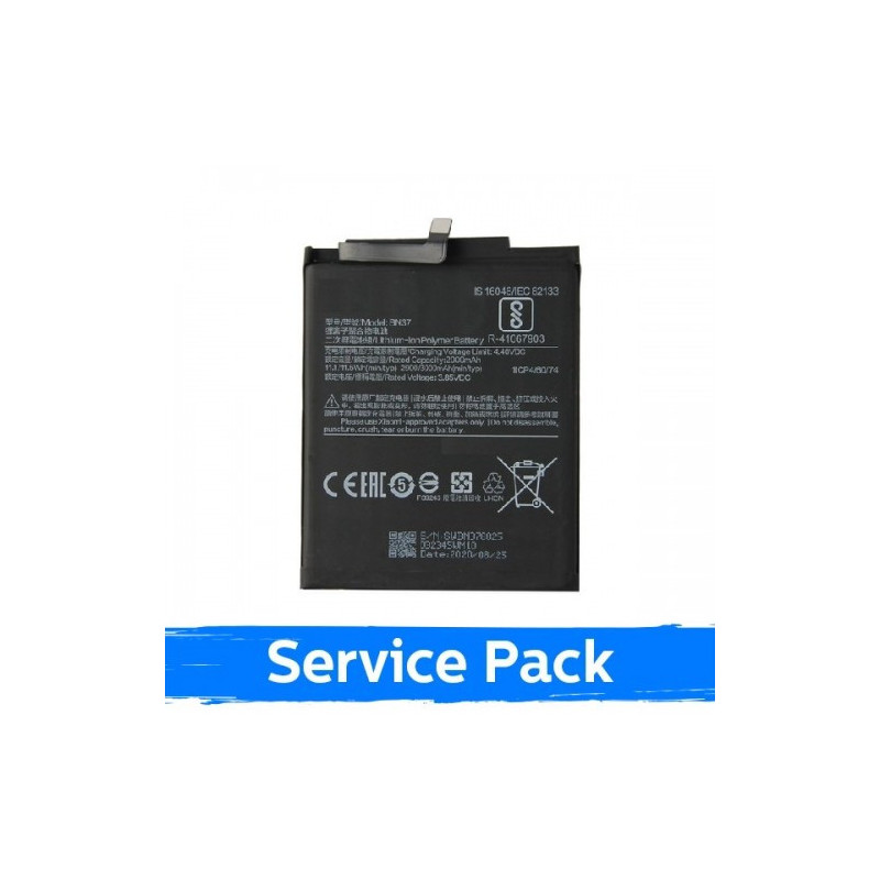 Akumuliatorius skirtas Xiaomi Redmi 6 / 6A / Mi 6 BN37 (Service Pack)