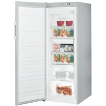 167 cm high silver freezer Indesit UI6 2 S