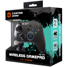 CANYON gamepad GP-W3 Android/ Nintendo/ PC/ PS3 Wireless Black