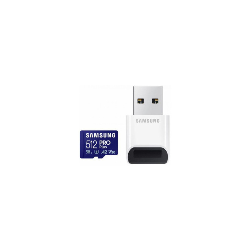Atminties kortelė „Samsung PRO Plus microSD“ 512 GB su adapteriu