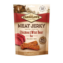 Dog Snack - CARNILOVE MEAT JERKY Chicken and Boar 100 g