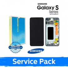 Screen for Samsung G975 S10 Plus with frame / Prism Green / (Service Pack)