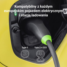 Žaliųjų ląstelių GC SNAP 2 tipo EV įkrovimo kabelis 11kW 7M už „Tesla“ modelį Y 3 S X, VW ID.4, KIA EV6, „Hyundai Ioniq 