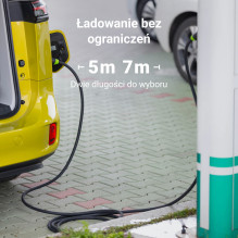 Green Cell GC Snap Type 2 EV įkrovimo kabelis 11kW 7m, skirtas Tesla Model Y 3 S X, VW ID.4, Kia EV6, Hyundai IONIQ 5, F