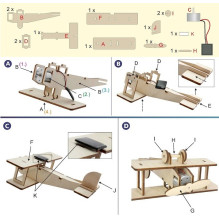 Solar -powered toy airplane Flying Star