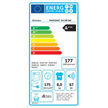 Džiovyklė su šilumos siurbliu Electrolux EW6D384AE