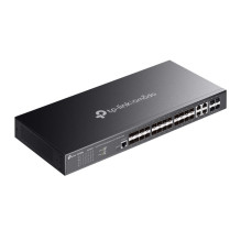 TP-LINK Omada 24 prievadų SFP L2+ valdomas jungiklis su 4 10GE SFP+ lizdais