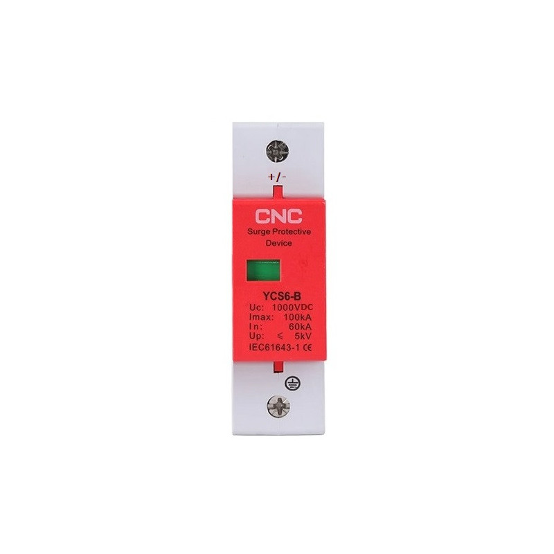 DC Surge Protection Device, 1P, Class B, 60-1000kA, 1000VDC