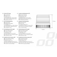 Lampa ostrzegawcza błyskowa stroboskopowa kogut LED 12V AMIO-01276
