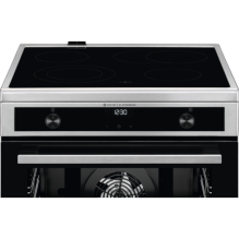 60 cm wide induction cooker with electric oven AEG CIB6647ABM