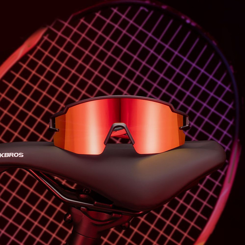 „Rockbros Rockbros“ vaikiški dviratininko akiniai, poliarizuoti, su UV apsauga, vaikams – balti