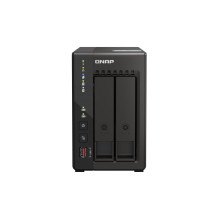 QNAP TS-253E NAS Tower Ethernet LAN Black J6412