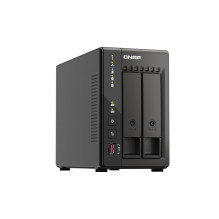 QNAP TS-253E NAS bokštas, juodas, J6412