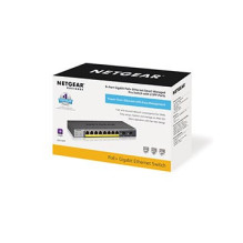 NETGEAR GS110TP Valdomas L2 / L3 / L4 gigabito Ethernet (10 / 100 / 1000) Maitinimas per Ethernet (PoE) Pilkas NETGEAR GS110TP Valdomas L2 / L3 / L4 gigabito Ethernet (10 / 100 / 1000) Maitinimas per Ethernet (PoE) Pilkas