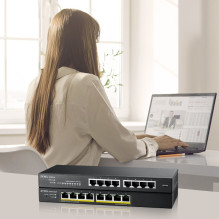 Zyxel GS1915-8EP Managed L2 Gigabit Ethernet (10 / 100 / 1000) Power over Ethernet (PoE) Black