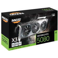 „Inno3D GeForce RTX 5080 X3“ NVIDIA 16 GB GDDR7 „Inno3D GeForce RTX 5080 X3“ NVIDIA 16 GB GDDR7