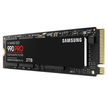 SSD, SAMSUNG, 990 PRO, 2TB, M.2, PCIE, NVMe, MLC, Write speed 6900 MBytes / sec, Read speed 7450 MBytes / sec, 2.3mm, TB