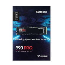 SSD, SAMSUNG, 990 PRO, 2TB, M.2, PCIE, NVMe, MLC, Write speed 6900 MBytes / sec, Read speed 7450 MBytes / sec, 2.3mm, TB