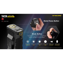 BIRŽINĖLIS TINY MONSTER SERIES / 20000 LUMENS TM20K NITECORE