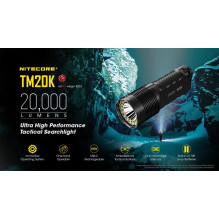 FLASHLIGHT TINY MONSTER SERIES / 20000 LUMENS TM20K NITECORE