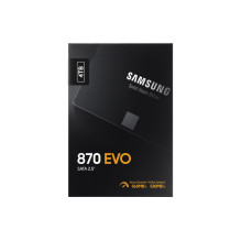SSD, SAMSUNG, 870 EVO, 4TB, SATA, SATA 3.0, MLC, Write speed 530 MBytes / sec, Read speed 560 MBytes / sec, 2,5&quot;, T