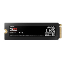 SSD, SAMSUNG, 990 PRO su aušintuvu, 4TB, M.2, PCIe Gen4, NVMe, TLC, Rašymo greitis 6900 MB/s, Skaitymo greitis 7450 MB/s