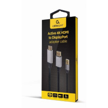 I / O ADAPTER HDMI TO DP / BLACK A-HDMIM-DPM-01 GEMBIRD I / O ADAPTER HDMI TO DP / BLACK A-HDMIM-DPM-01 GEMBIRD