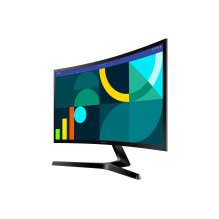LCD Monitor, SAMSUNG, LS24D366GAUXEN, 24&quot;, Business / Curved, Panel VA, 1920x1080, 16:9, 100Hz, 4 ms, Tilt, Colour 