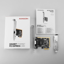 NET CARD PCIE 1GBE 1PORT / SP&amp;LP PCEE-GRF AXAGON