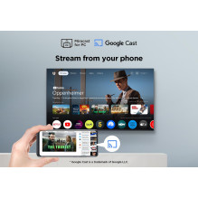 TV Set, TCL, 43 ", 4K Ultra HD, 3840 x 2160 pixels, Flat, 16:9, DLED, 43V6C