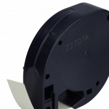 Label ribbon cassette like Dymo 91220, 12mm, black on white, paper