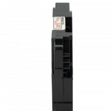 Label ribbon cassette replaces Brother TZE-222 9mm, red on white