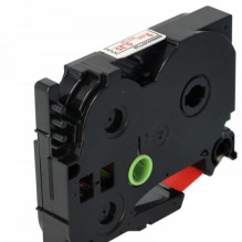 Etikečių juostos kasetė pakeičia Brother TZE-222 9mm, raudona ant balto