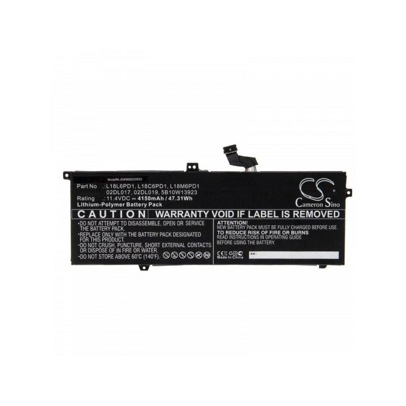 Battery for Lenovo ThinkPad X390 20Q0A00GCD ua 4150mAh