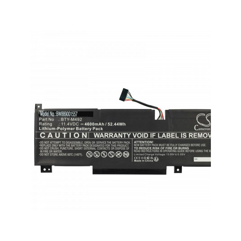 MSI Pulse GL76 11UDK ua 4600mAh baterija MSI Pulse GL76 11UDK ua 4600mAh baterija