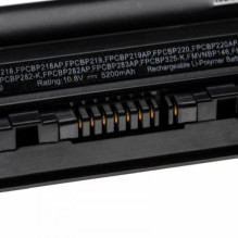 Baterija Fujitsu LifeBook LH700 ir kt., pvz., FPCBP145 ir tt 5200 mAh