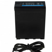 Battery for Sony like NP-F990 etc. 10400mAh, with USB-C port