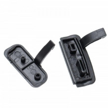 USB / HDMI + MIC rubber / connector cover for Canon EOS 600D, black