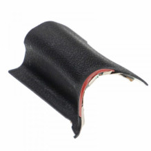 Grip rubber / cover right for Nikon D750, self-adhesive, black-red