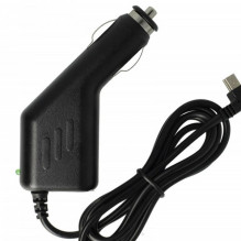 Car charging cable for mini USB with 1A charging current, 90° plug