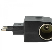 Adapter from 220V power supply to 12V vehicle socket with 0.5A charging current