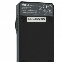 vhbw micro USB baterijų įkroviklis tinka Sony NP-FT1, BD1, FE1, BG1