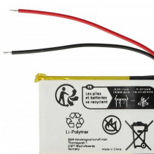 Li-Polymer battery for Apple Ipod Shuffle + tools