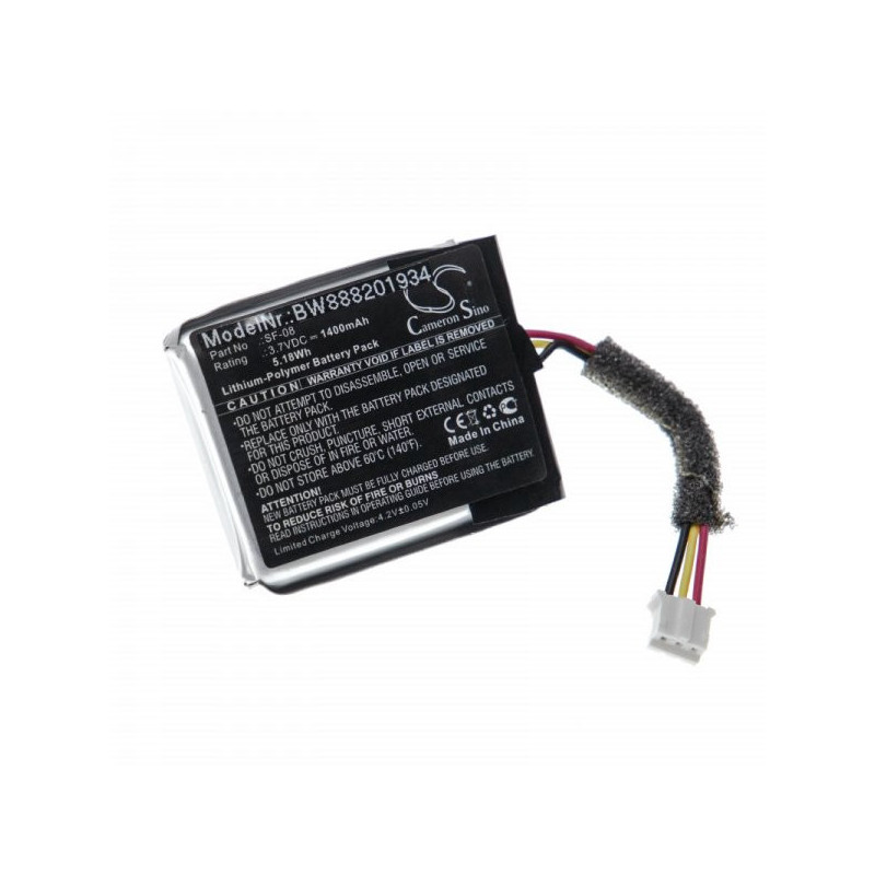 Battery for Sony SRS-XB10 and others like SF-08, 1400mAh