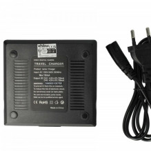 vhbw dvigubas įkroviklis, skirtas Sony NP-BN1, NP-Fe, Casio NP-120