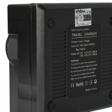 vhbw dvigubas įkroviklis, skirtas Sony NP-BN1, NP-Fe, Casio NP-120