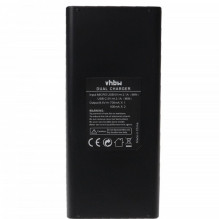 Dual charger for Sony NP-FM50 batteries etc., with USB cable