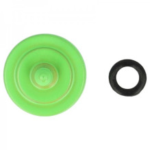 Ergonomic metal shutter button for cameras green