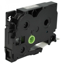 Etikečių juostos kasetė Brother TZe-MQL35, 12 mm, balta ant šviesiai pilkos spalvos (matinė)